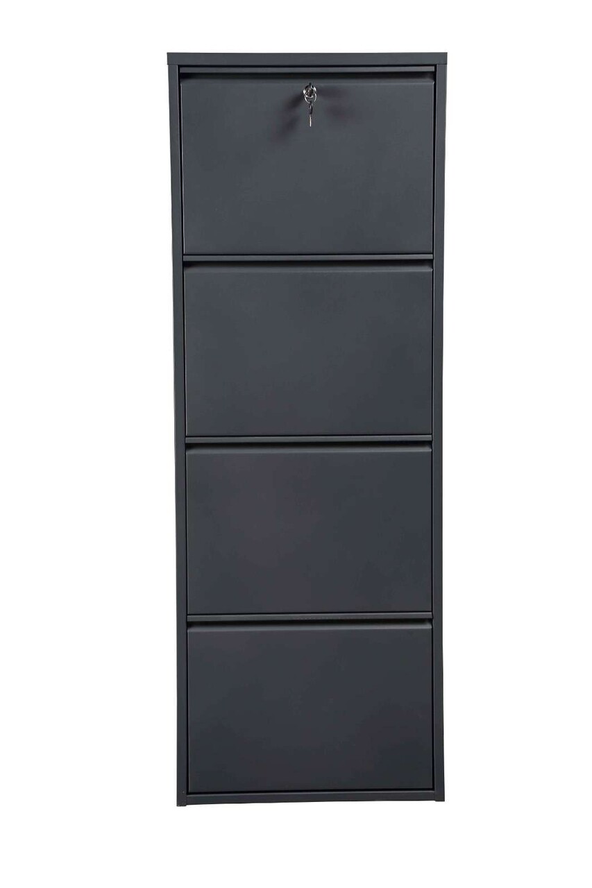Pantofar, Hanah Home, Garda 4, 50x137x15 cm, Metal, Antracit - imagine 6